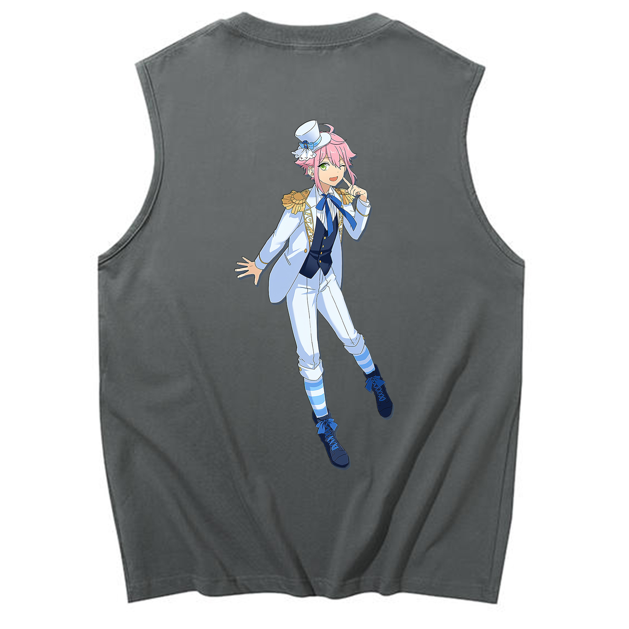 （画像用） あんさんぶるスターズ! Ensemble Stars コットン100％タンクトップ（背面プリント）